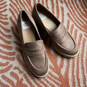 Dolce Vita Suede Penny Loafers (Women Size 8 but fits like an 8.5)